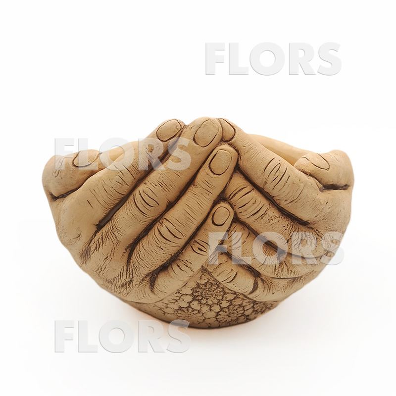 Кашпо керамика Руки